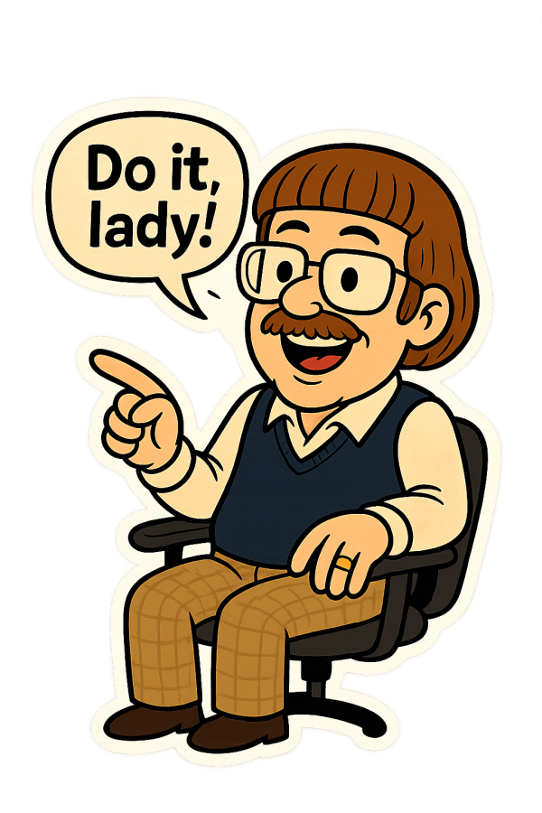 Chit Sticker – “Do It, Lady!” Edition